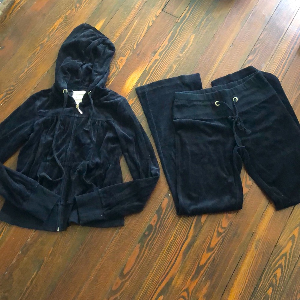 Black Velvet-y Jumpsuit